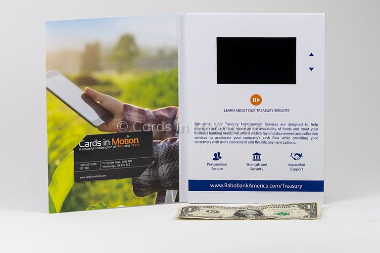 A5 4"LCD videeo mailer